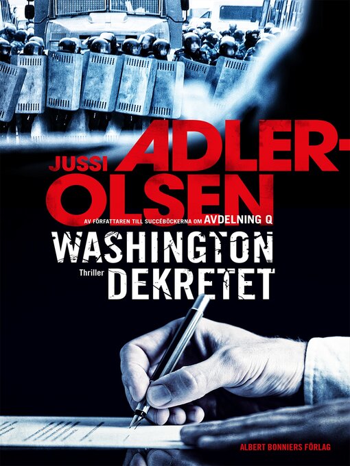 Title details for Washingtondekretet by Jussi Adler-Olsen - Wait list